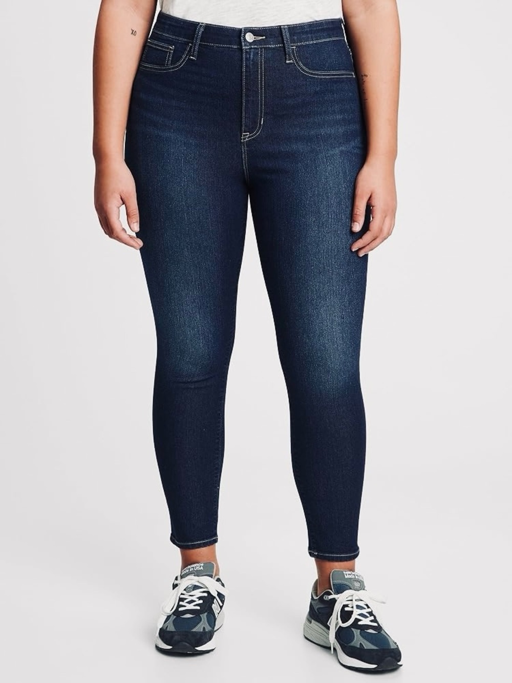 GAP Denim Leggings Stretch Cotton Skinny Jeans Dark Wash Indigo Blue Jeggings